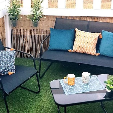 Le Chat Bleu - 26M2- Terrasse Sur Les Toits - Wi-Fi Amiens Kültér fotó