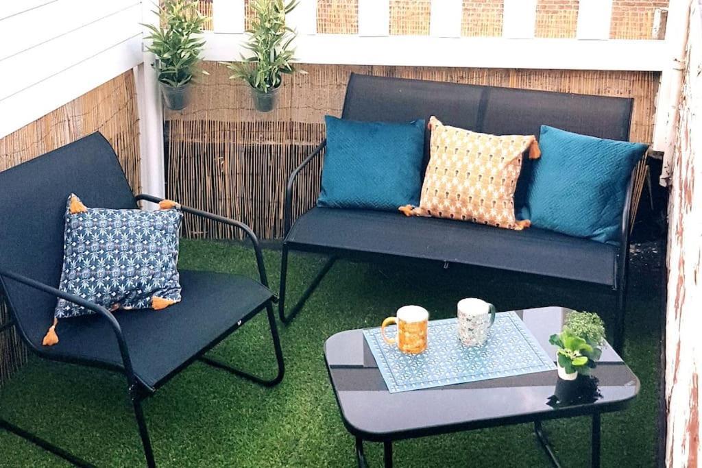 Le Chat Bleu - 26M2- Terrasse Sur Les Toits - Wi-Fi Amiens Kültér fotó